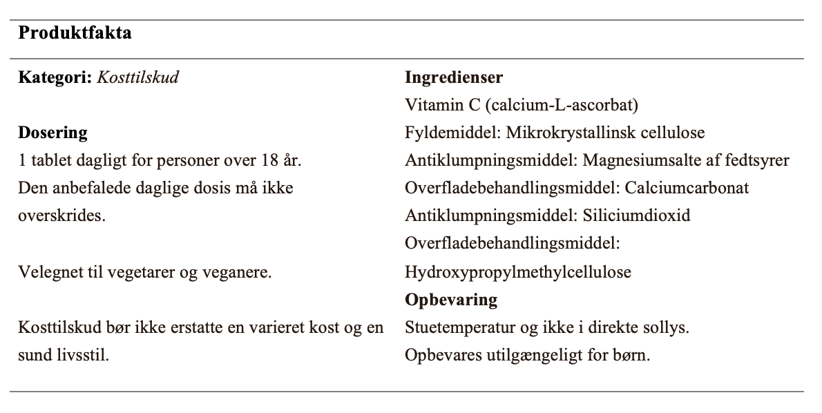 C-vitamin 90 stk.