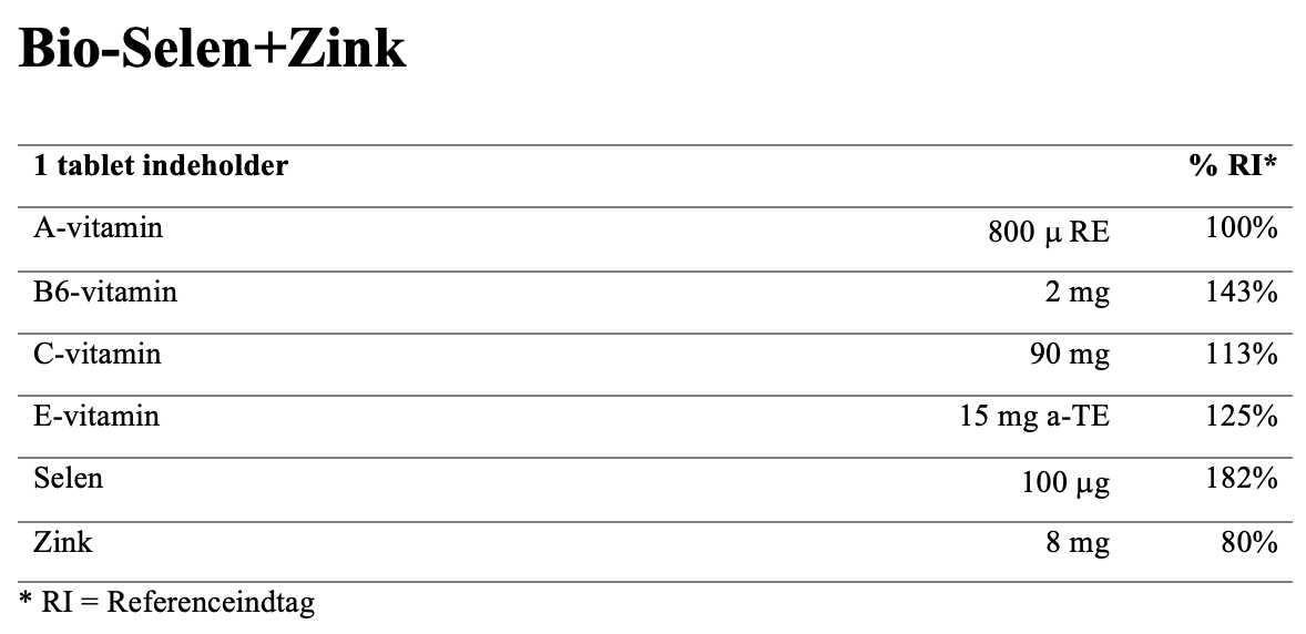 Bio-Selen+Zink 90 stk