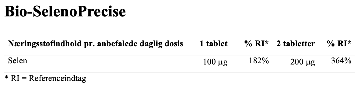 Bio-SelenoPrecise 150 stk